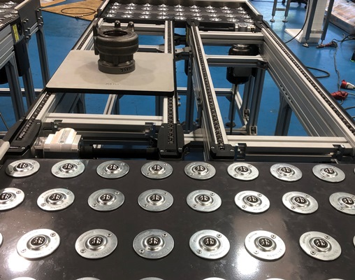 Chain driven Conveyor with ball table
